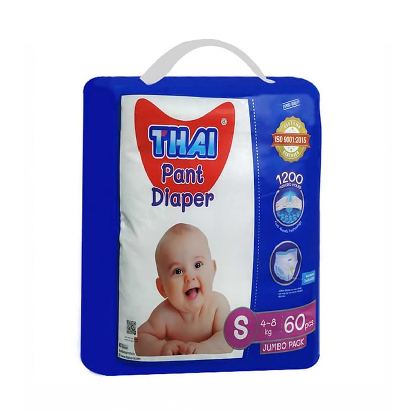 Thai Baby Diaper Pant (Jumbo Pack) S 4-8 kg