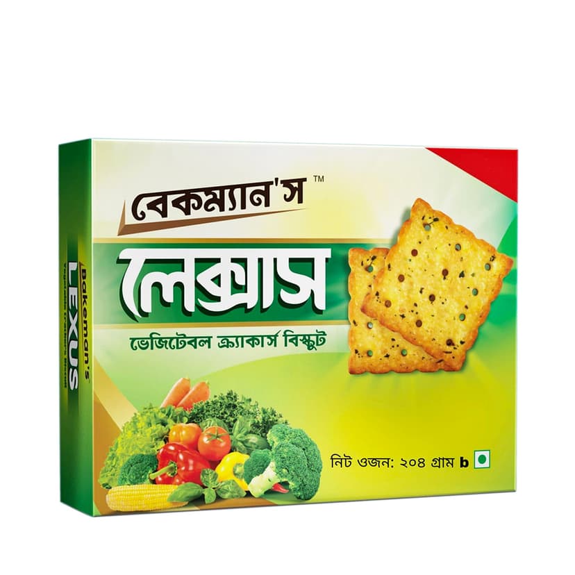 Bakeman's Lexus Vegetable Crackers Biscuit
