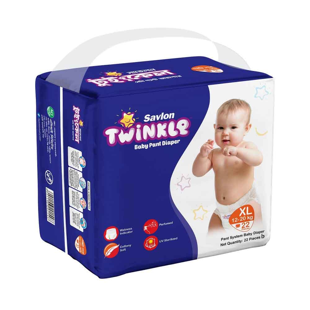 Savlon Twinkle Baby Pant Diaper XL 12-20 kg