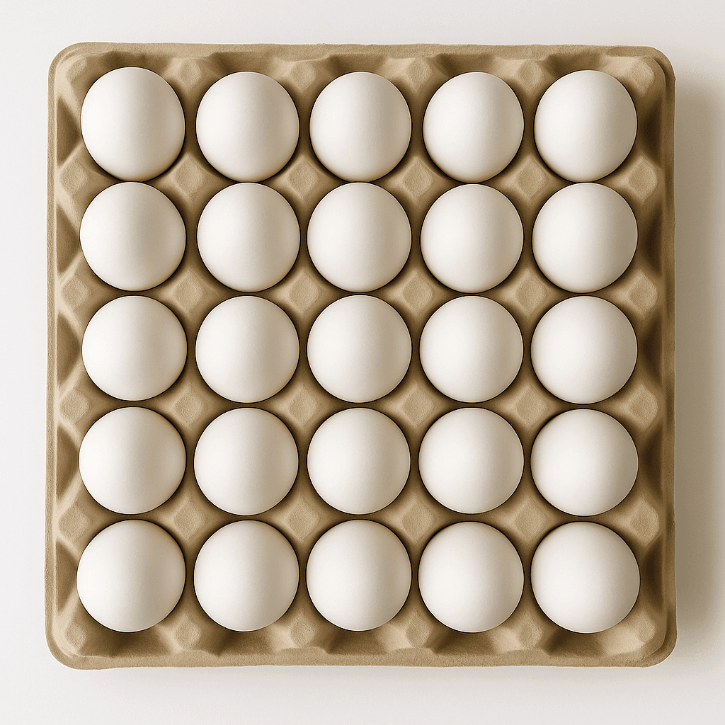 Chicken eggs (layer white) 1 case