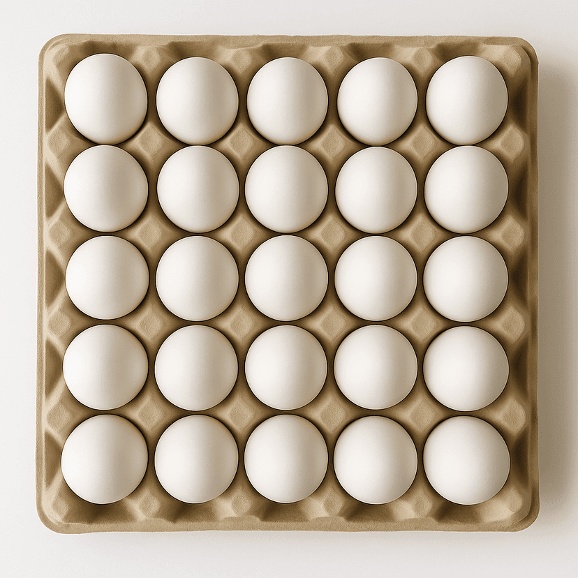 Chicken eggs (layer white) 1 case
