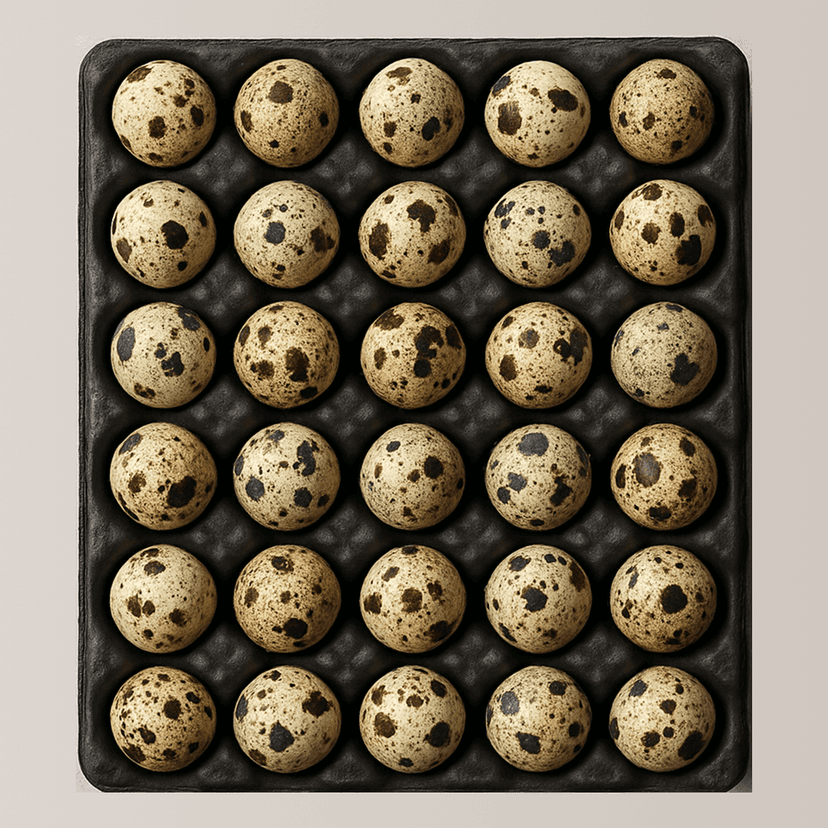 Quail eggs 1 case (42 pieces)