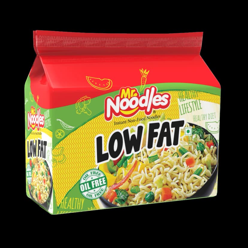 Mr. Noodles Low Fat Instant Non fried Noodles 8 Pieces
