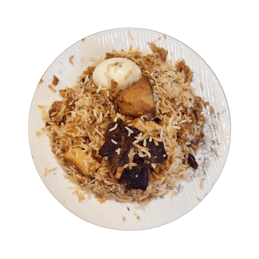 Basmoti Kacci Biriyani - Allahor Dan Hotel