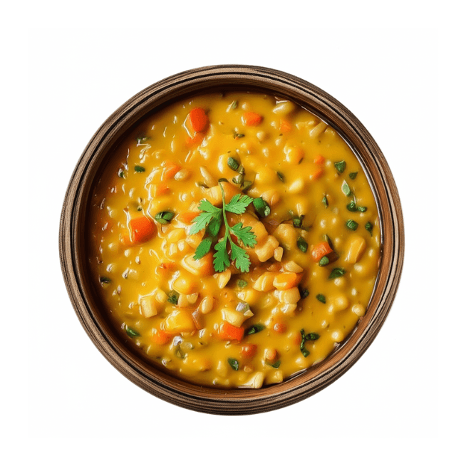 Parotar Dal + Bhaji - Allahor Dan Hotel