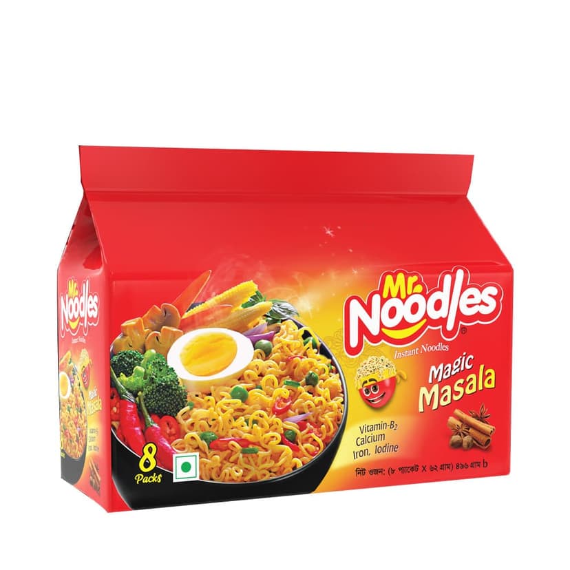 Mr. Noodles Shahi Masala (62gm Family Pack)